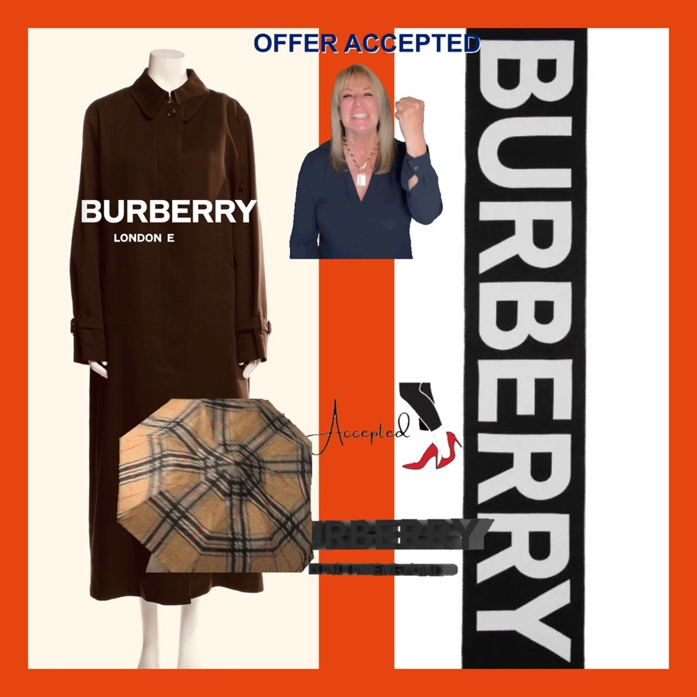 BURBERRY CHOCOLATE BROWN WOOL COAT  XL ZIPOUT LINING EXCELLENT &  GARMENT BAG - Picture 5 of 17